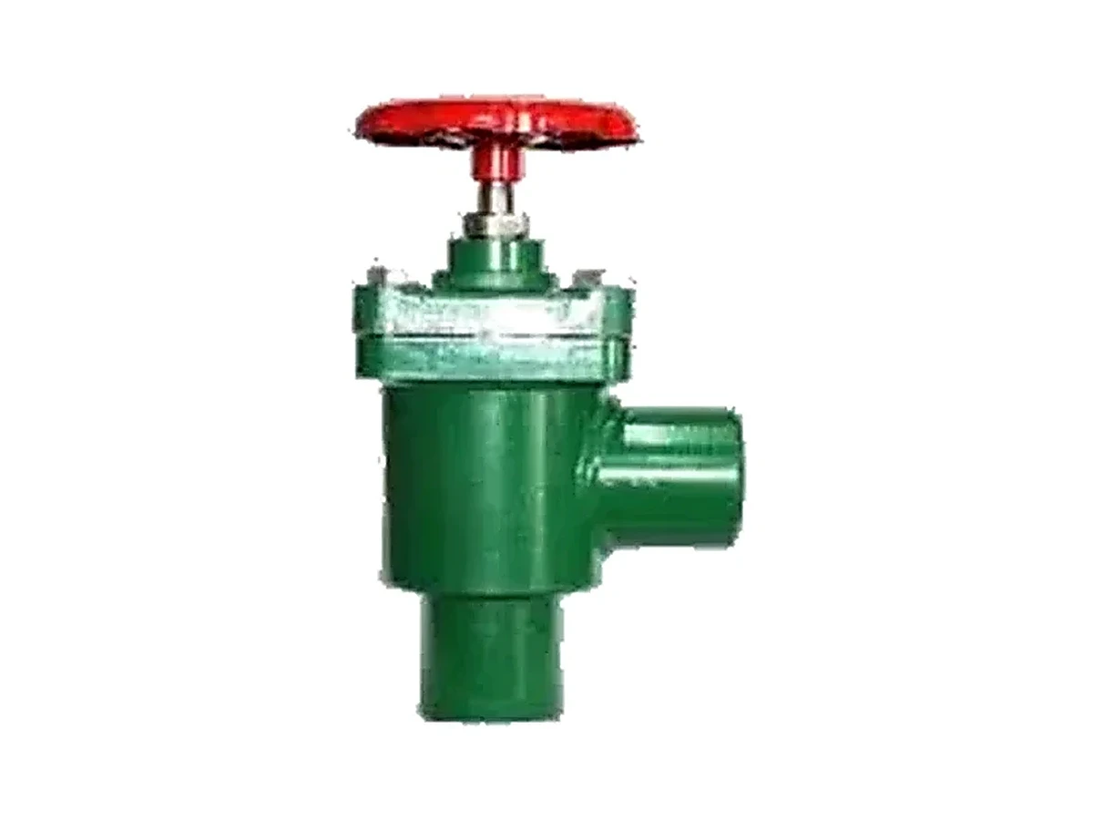 Válvula de paso en ángulo con volante - producto industrial Briend